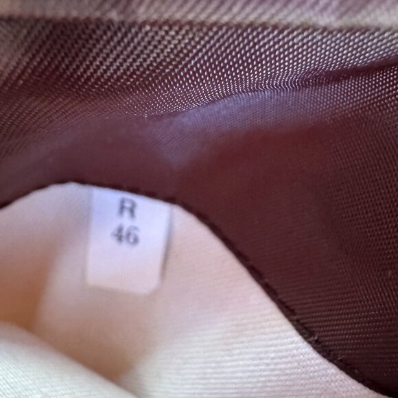 Bert Pulitzer Signature Collection Vintage Mens Brown Pure Silk Blazer Jacket 46 - Picture 3 of 10